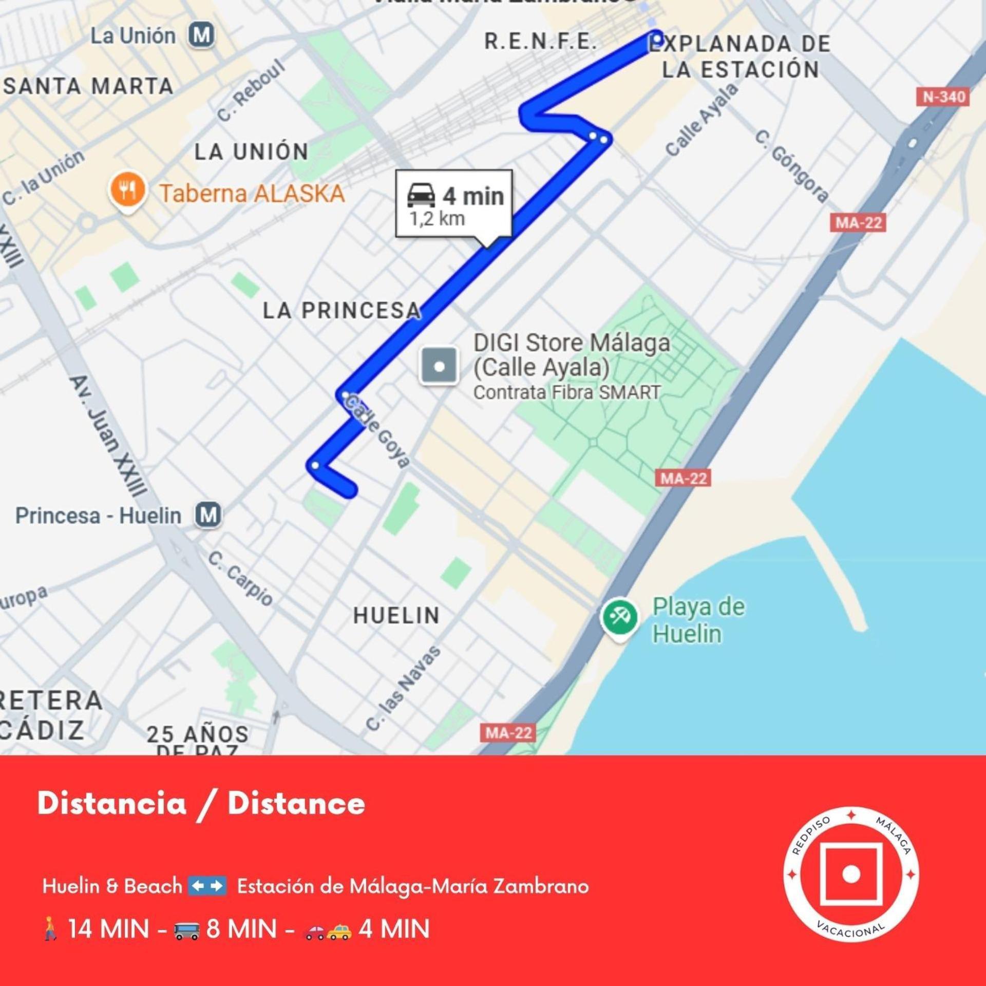 Duplex Huelin II & Beach Malaga Ngoại thất bức ảnh