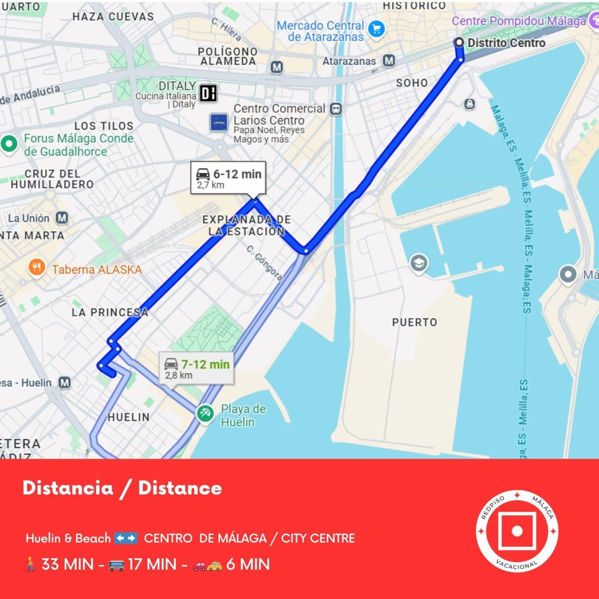 Duplex Huelin II & Beach Malaga Ngoại thất bức ảnh